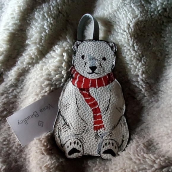 Vera Bradley Beary Merry whimsy luggage tag. NWT - Picture 4 of 6